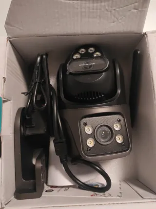 NUEVA Cámara Vigilancia FHD Doble Pantalla