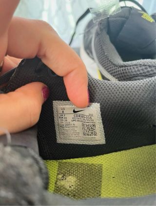 Scarpe Nike Air Max nere e gialle