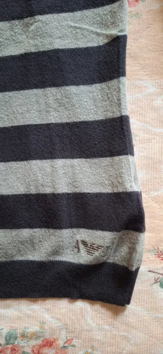 Maglia a righe collo alto