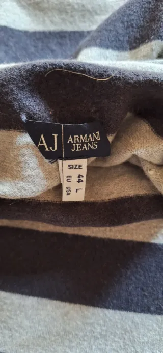 Maglia a righe collo alto