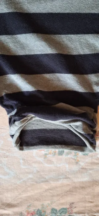 Maglia a righe collo alto