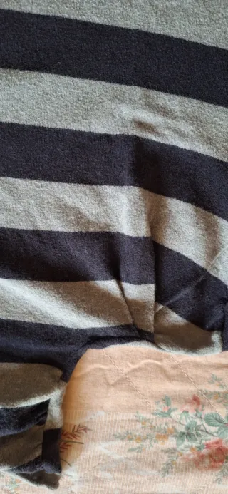 Maglia a righe collo alto