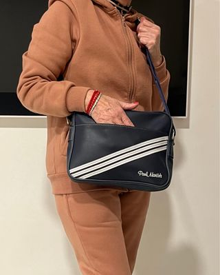 Borsa tracolla Paul Martin's ecopelle blu