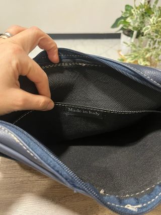 Borsa tracolla Paul Martin's ecopelle blu