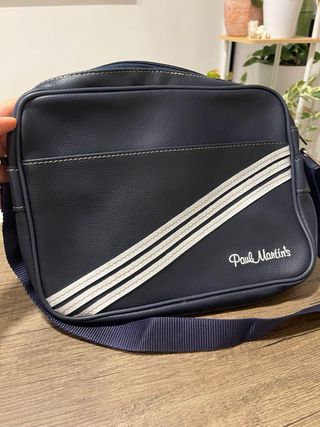 Borsa tracolla Paul Martin's ecopelle blu