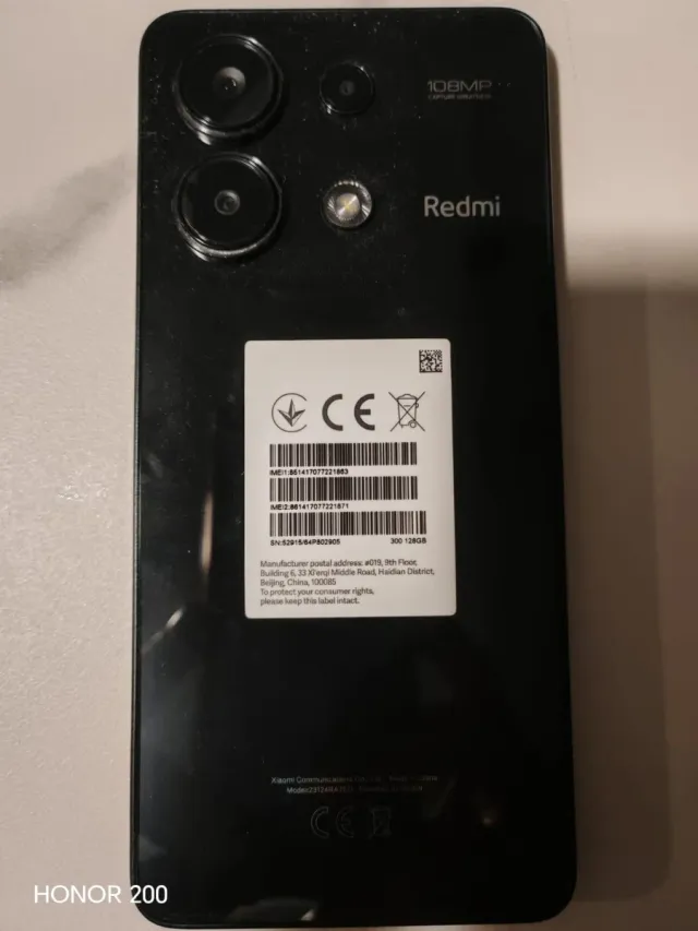 Xiaomi Redmi Note 13 128GB Preto
