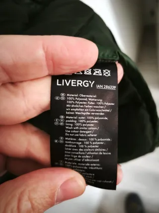 Plumas verde Livergy mujer