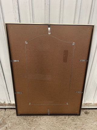 Cuadro decorativo metal y cristal marca barth