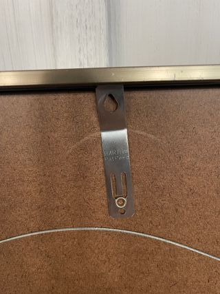 Cuadro decorativo metal y cristal marca barth