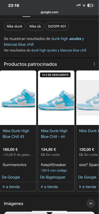 Nike Dunk High Blue Chill Zapatillas