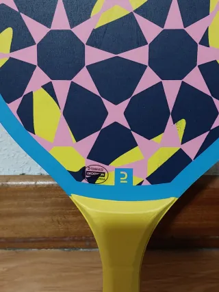 Set 2 palas y pelota tenis playa