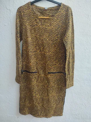 Vestido estampado animal print