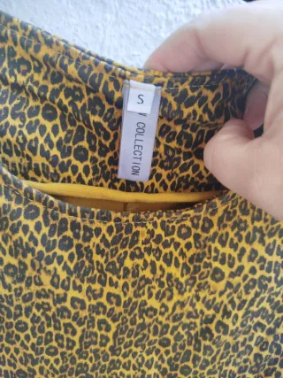 Vestido estampado animal print