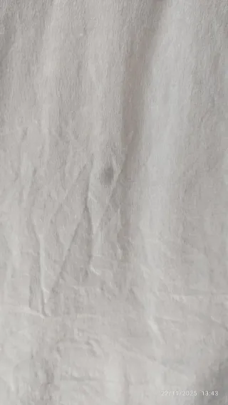 Camisa vintage de seda azul Talla 40