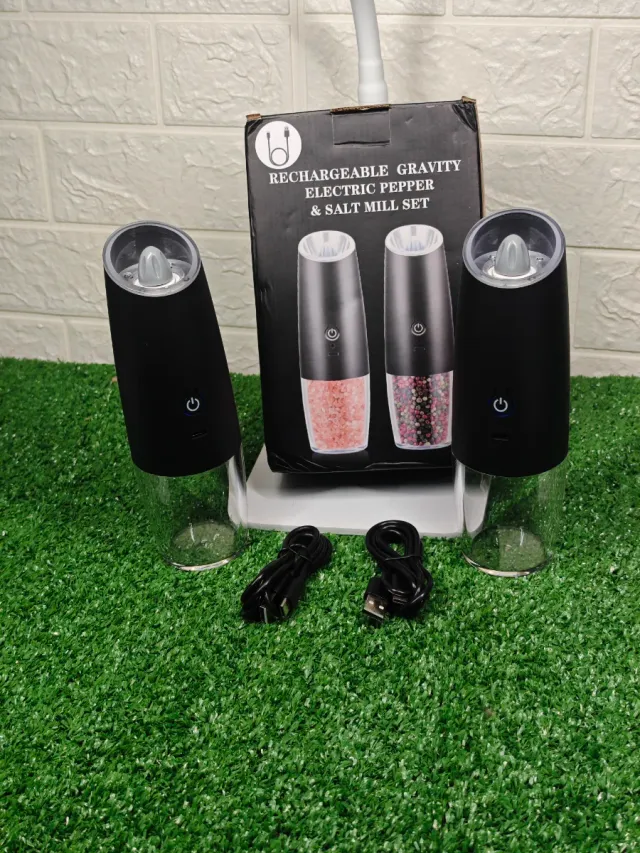 Molinillo Eléctrico Sal Pimienta Negro