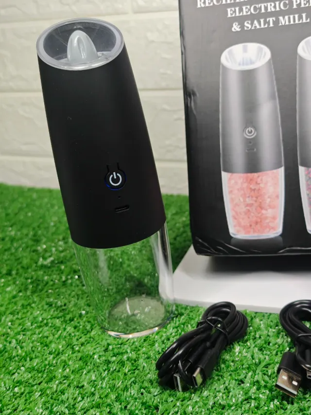 Molinillo Eléctrico Sal Pimienta Negro