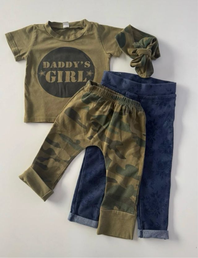 Set Daddy's Girl 0-3 mesi