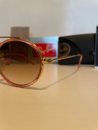 Occhiali Ray-Ban Oval Pink Brown