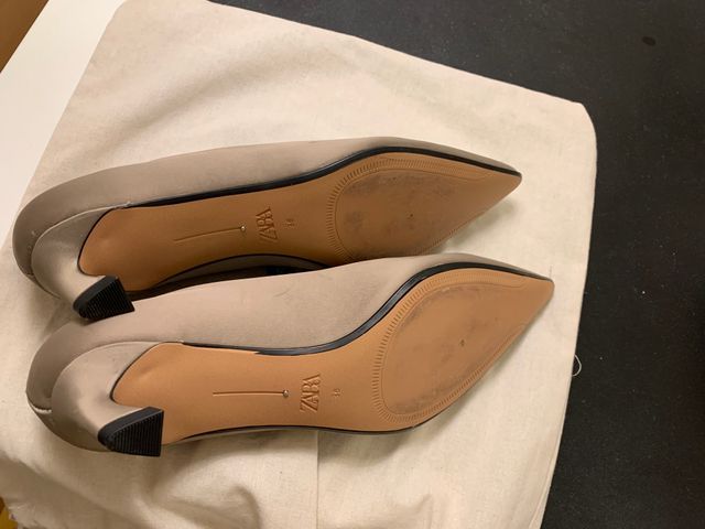 Zapatos Zara Talla 36 Gris