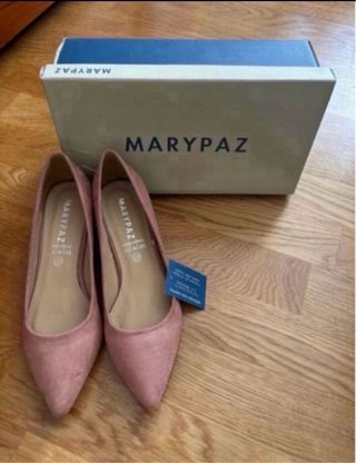 Tacones Marypaz Rosa Tacon Bajo