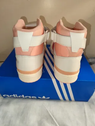 Zapatillas Adidas Forum High Blancas Rojas