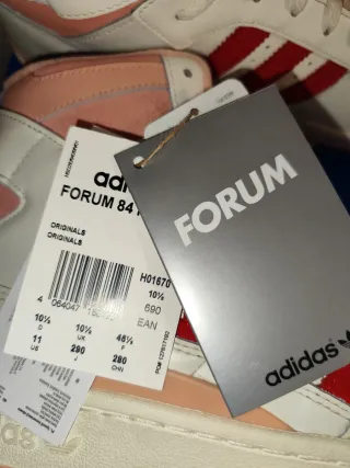 Zapatillas Adidas Forum High Blancas Rojas