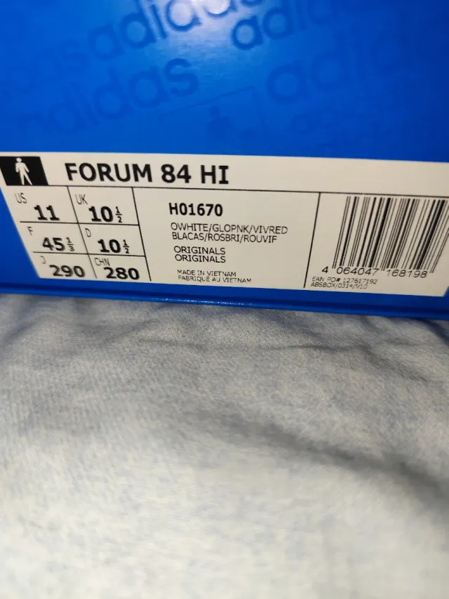 Zapatillas Adidas Forum High Blancas Rojas