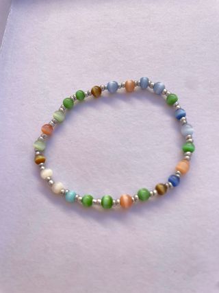 Pulsera hecha a mano multicolor