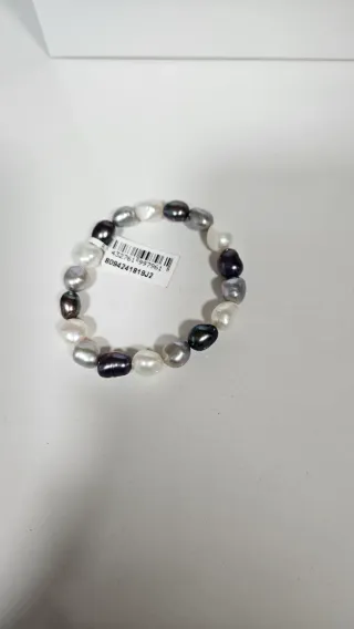 Pulsera Vidal & Vidal Perlas Negras Grises Blancas