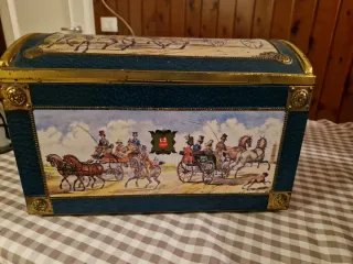 Scatola Latta Vintage E Otto Schmidt Carrozze