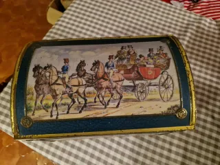 Scatola Latta Vintage E Otto Schmidt Carrozze