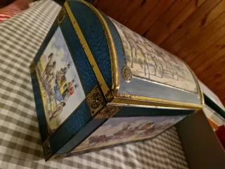 Scatola Latta Vintage E Otto Schmidt Carrozze