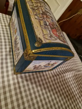 Scatola Latta Vintage E Otto Schmidt Carrozze