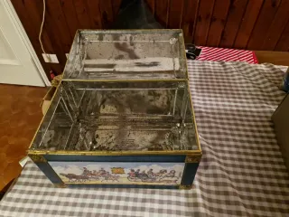 Scatola Latta Vintage E Otto Schmidt Carrozze