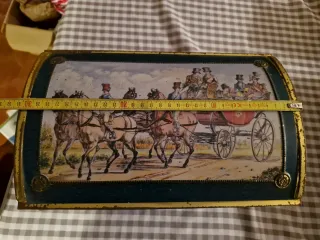 Scatola Latta Vintage E Otto Schmidt Carrozze