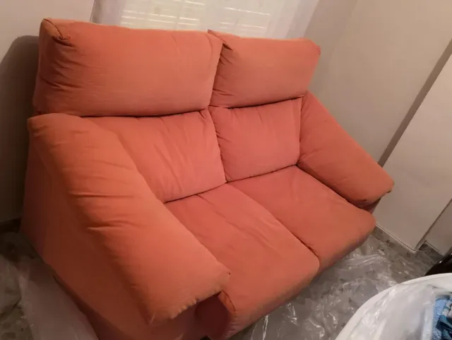 Divano a 2 posti arancione