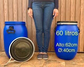 Bidones nuevos a estrenar de 60 litros