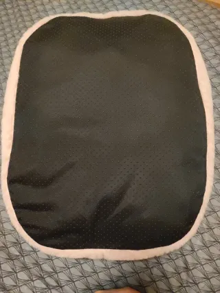 Cojín térmico de peluche rosa