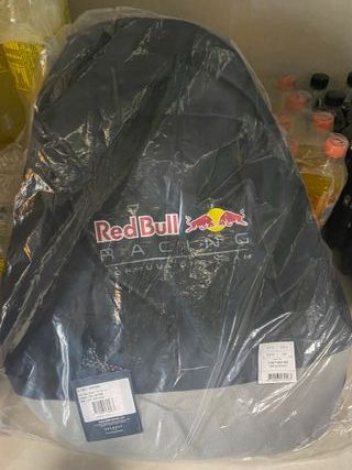 Mochila Red Bull Racing Negra y Gris Nueva