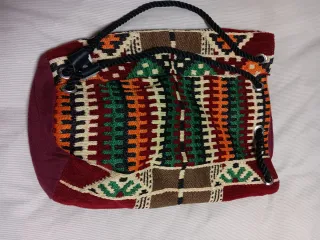 Bolso/Mochila Hombro Tejido Multicolor