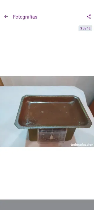 Antigua Balanza cocina STUBE Alemania 10kg