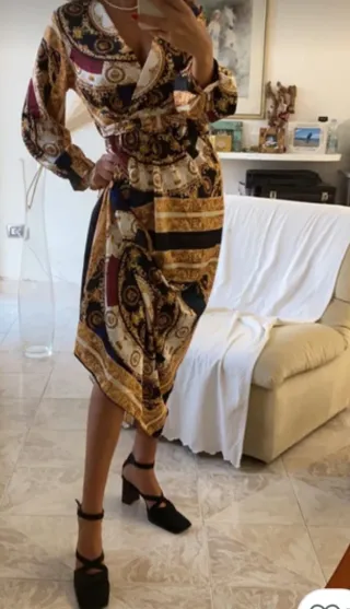 Vestito lungo fantasia