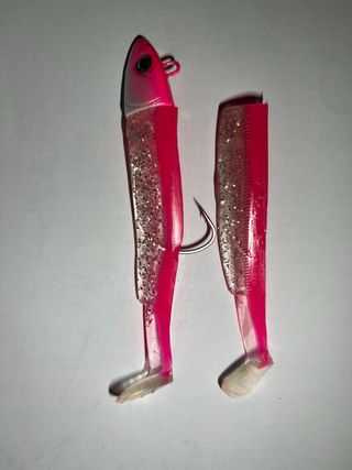 Vinilo pesca Black Minnow