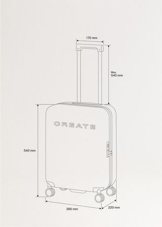 Maleta de cabina morada