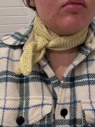 Sciarpa Sophie in lana fatta a mano