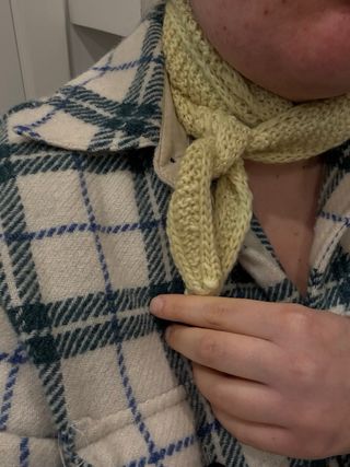 Sciarpa Sophie in lana fatta a mano