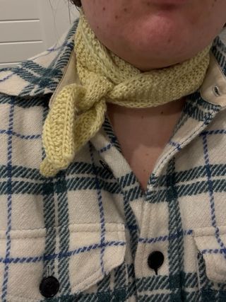 Sciarpa Sophie in lana fatta a mano