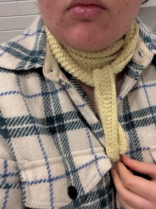 Sciarpa Sophie in lana fatta a mano