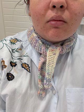 Sciarpa Sophie lana fatta a mano