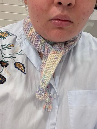 Sciarpa Sophie lana fatta a mano